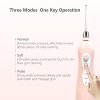 Irygator doustny 255ml przenośny Flosser irygator wodny USB akumulator wybielanie zębów irygatory dentystyczne szelki zęby Cleaner prezent podróży 4